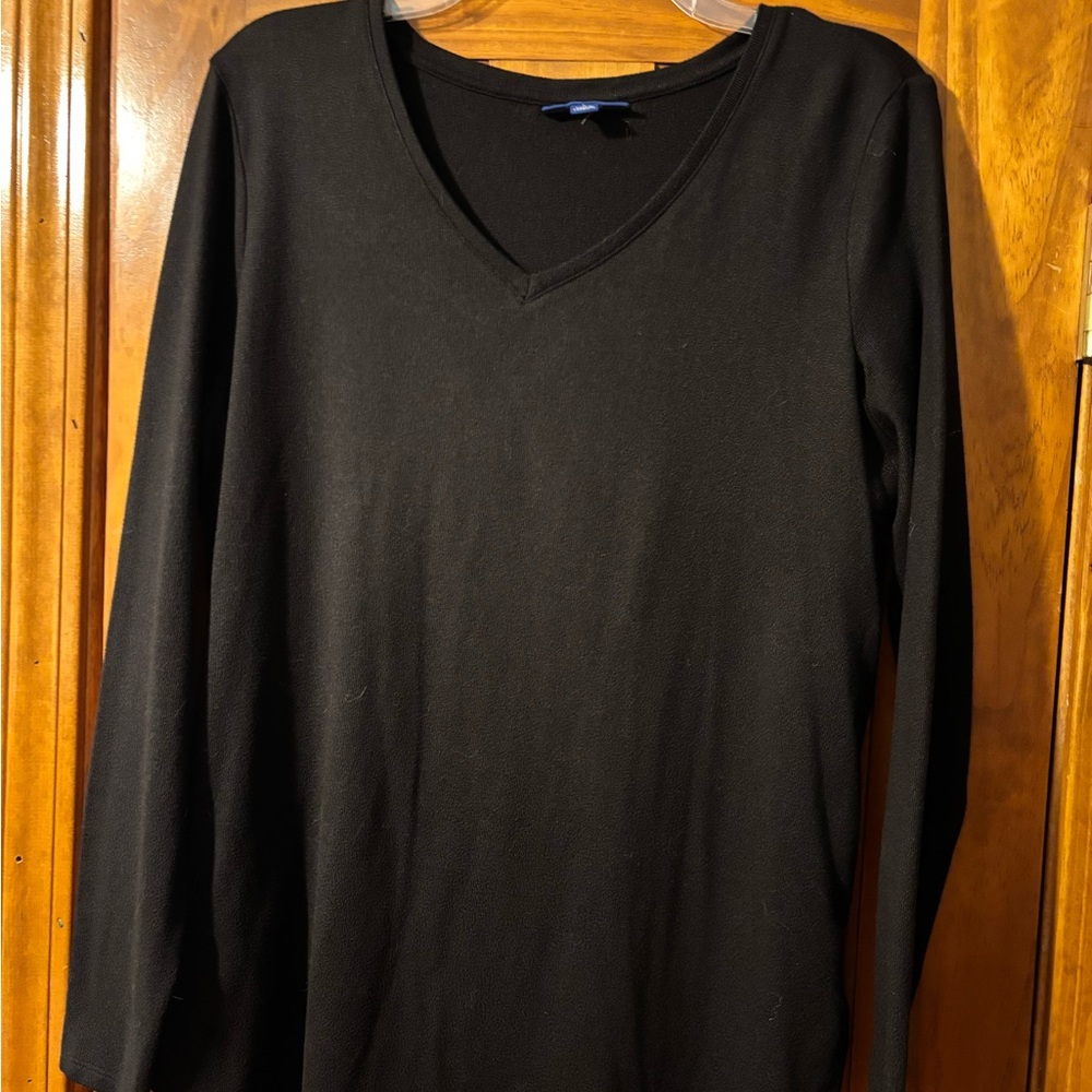 Apt. 9 Black V-Neck Tunic